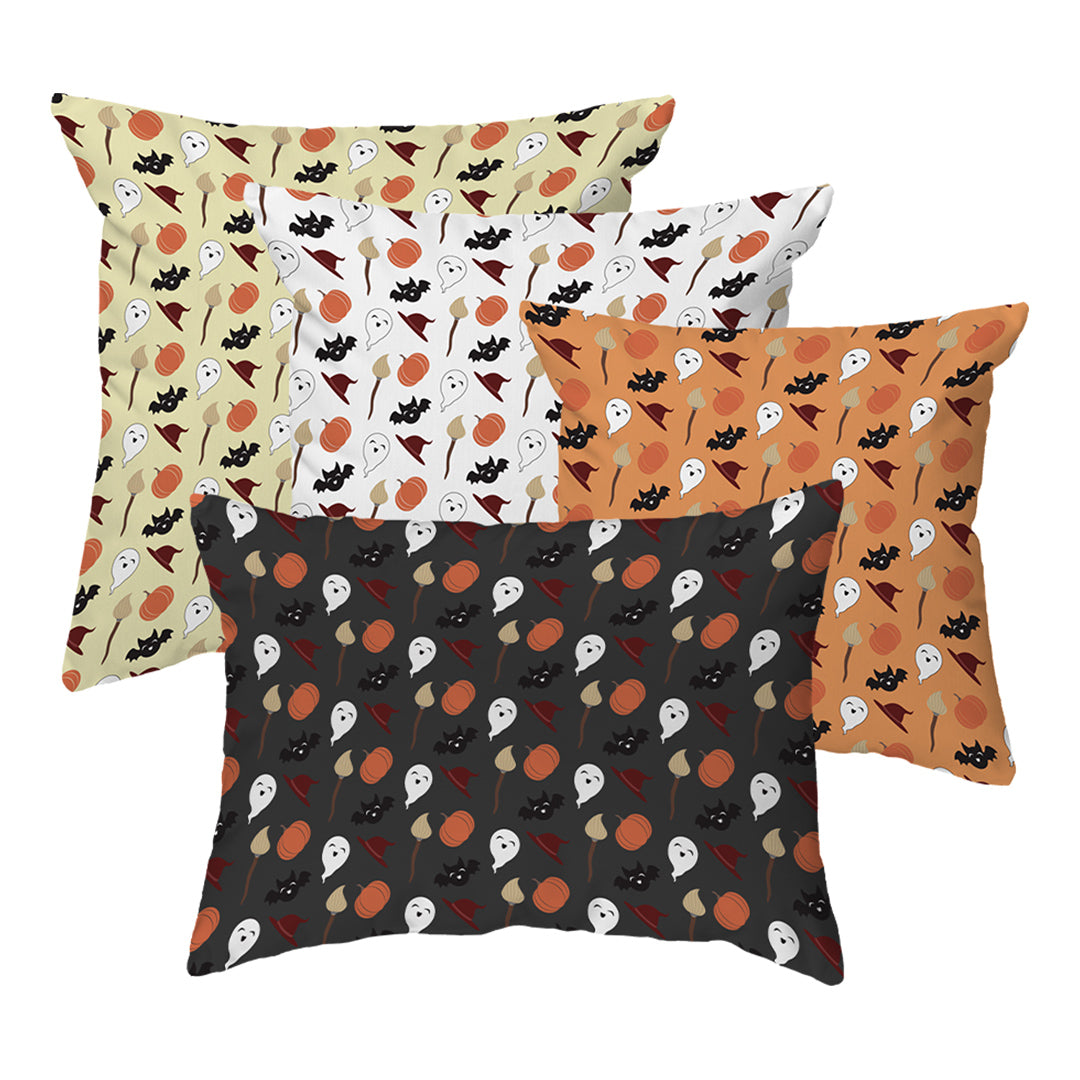 Zippered Pillow Cute Spooky Quartet