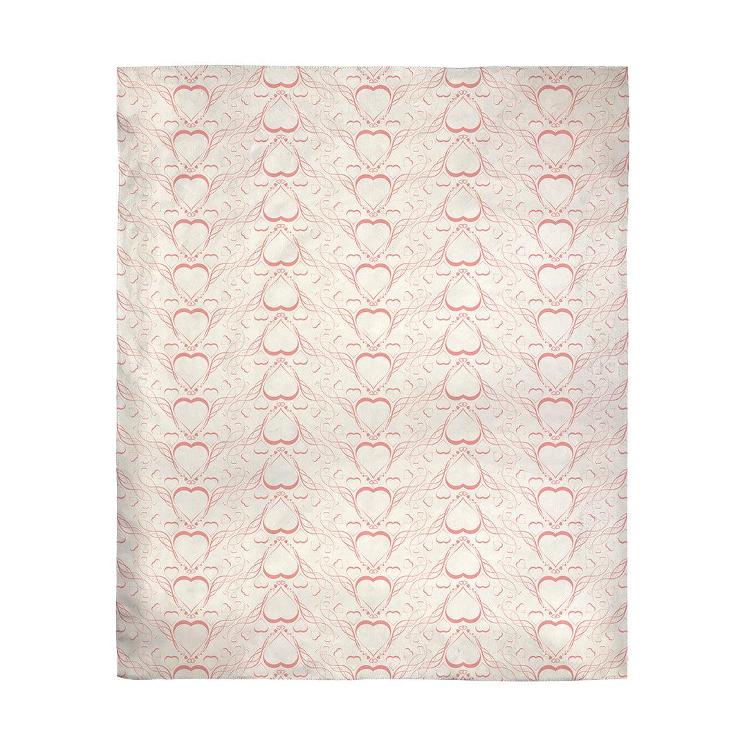 Blankets Delicate Heart Pattern