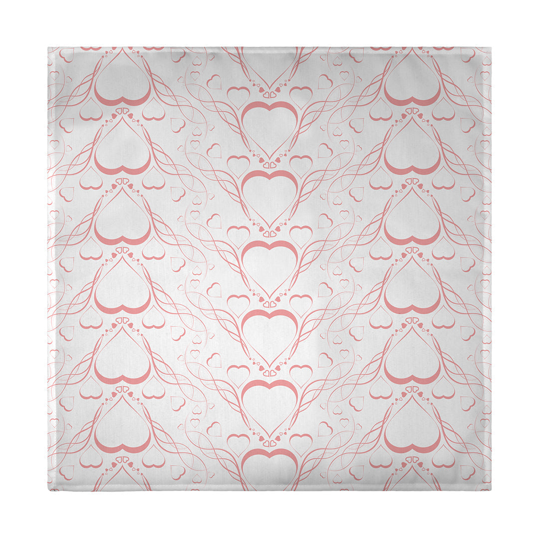 Napkin Delicate Heart Pattern