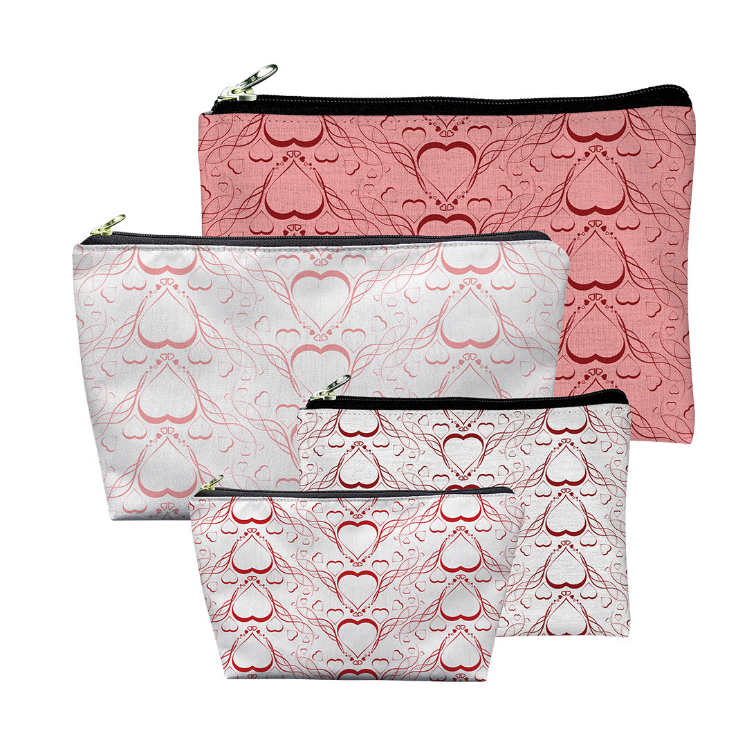 Pouches Delicate Heart Pattern