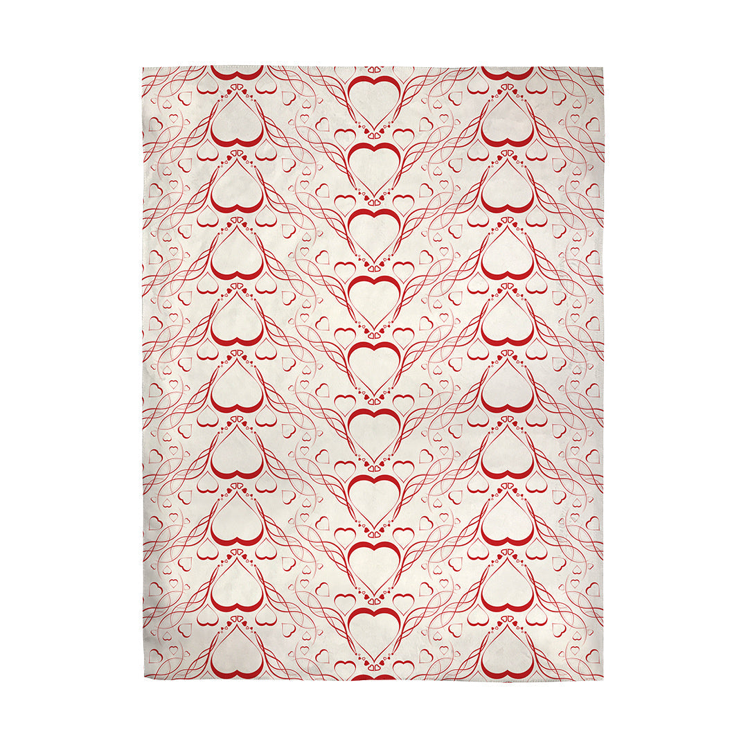 Blankets Delicate Heart Pattern