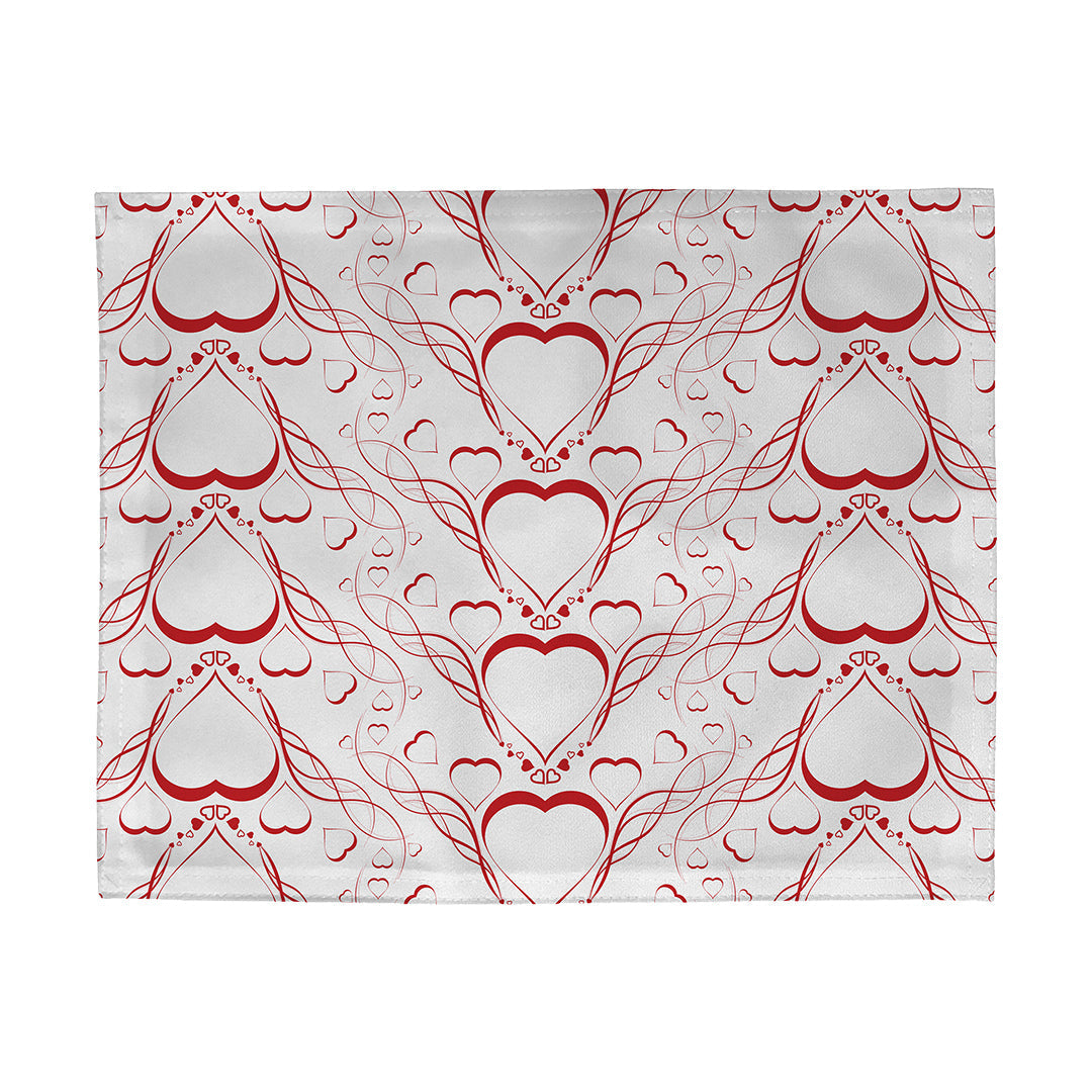 Placemats Delicate Heart Pattern