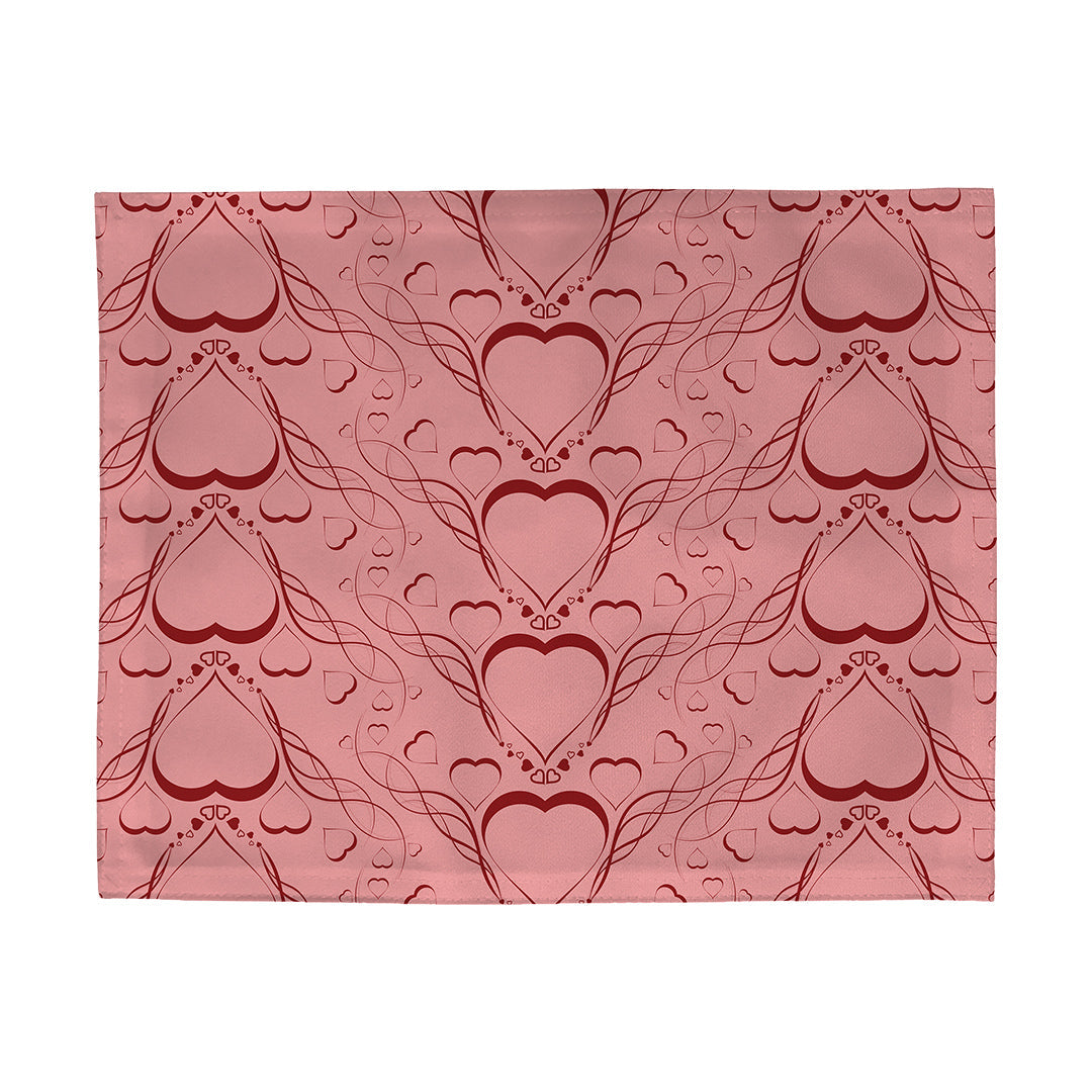 Placemats Delicate Heart Pattern