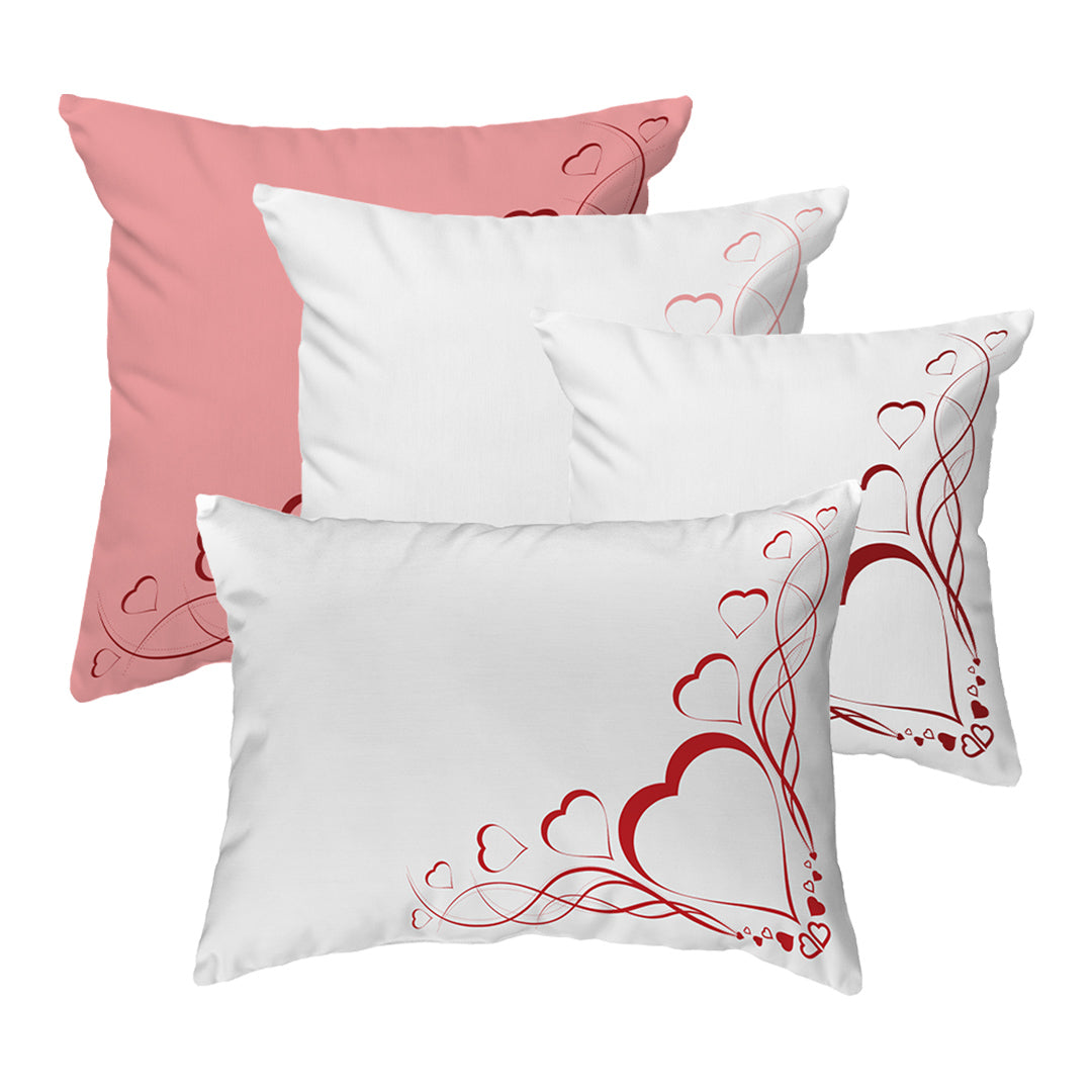 Zippered Pillow Delicate Heart
