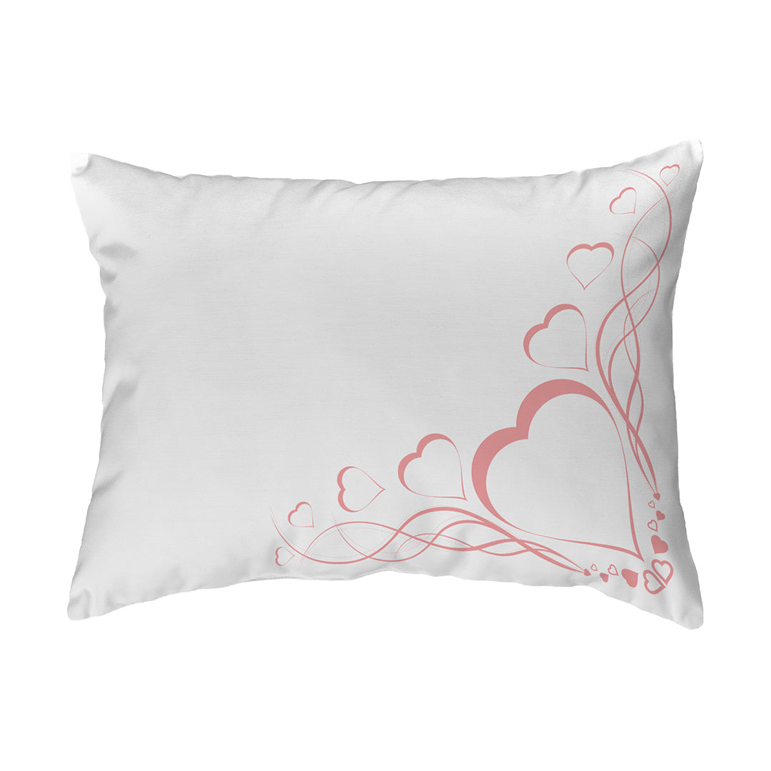 Throw Pillow Delicate Heart