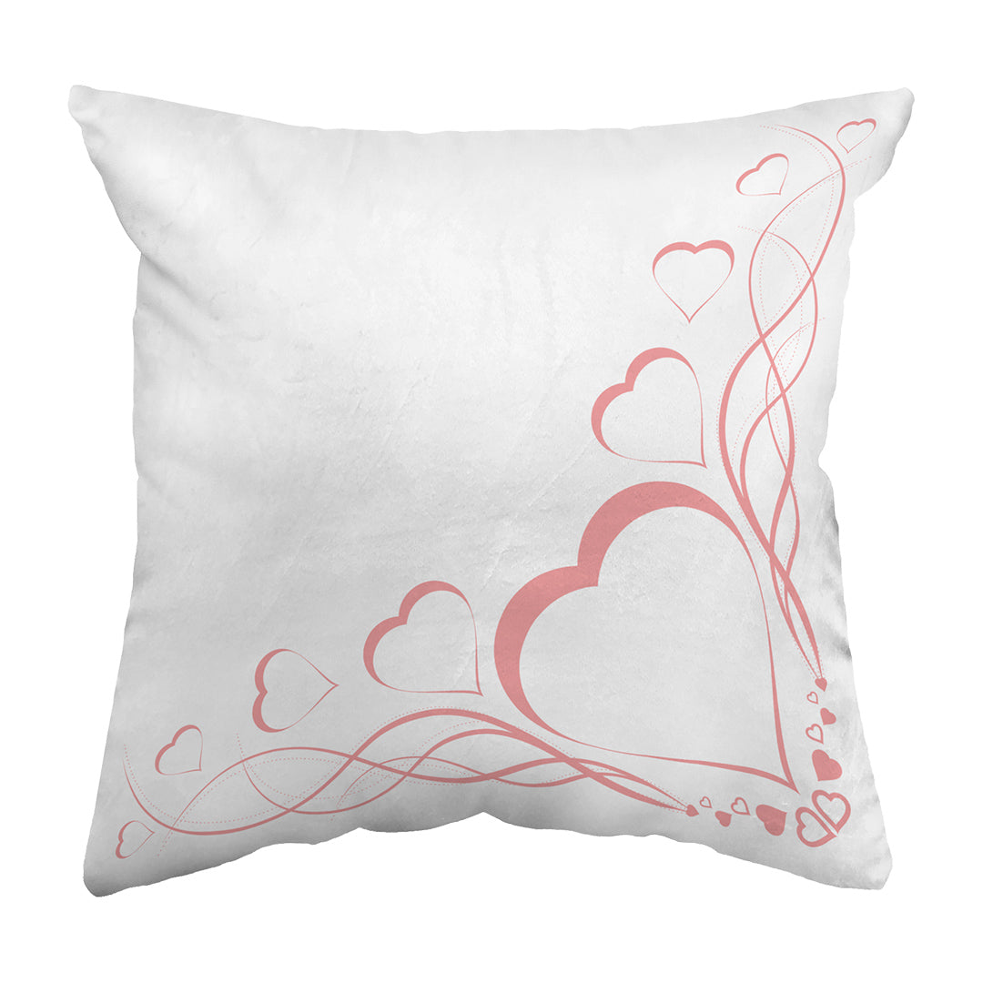 Throw Pillow Delicate Heart