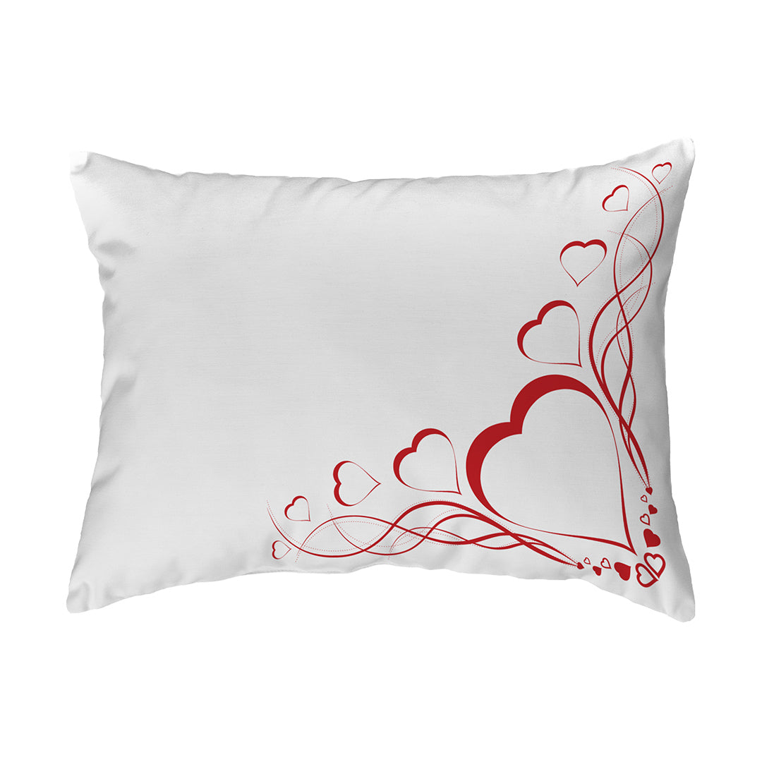 Zippered Pillow Delicate Heart