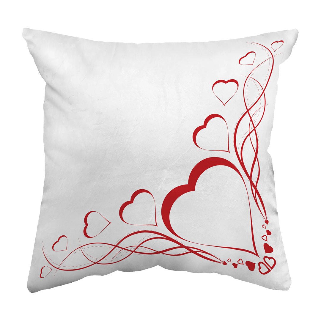 Zippered Pillow Delicate Heart