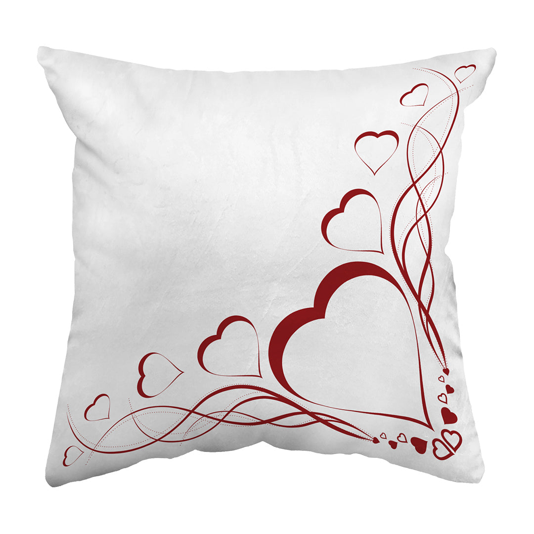 Zippered Pillow Delicate Heart