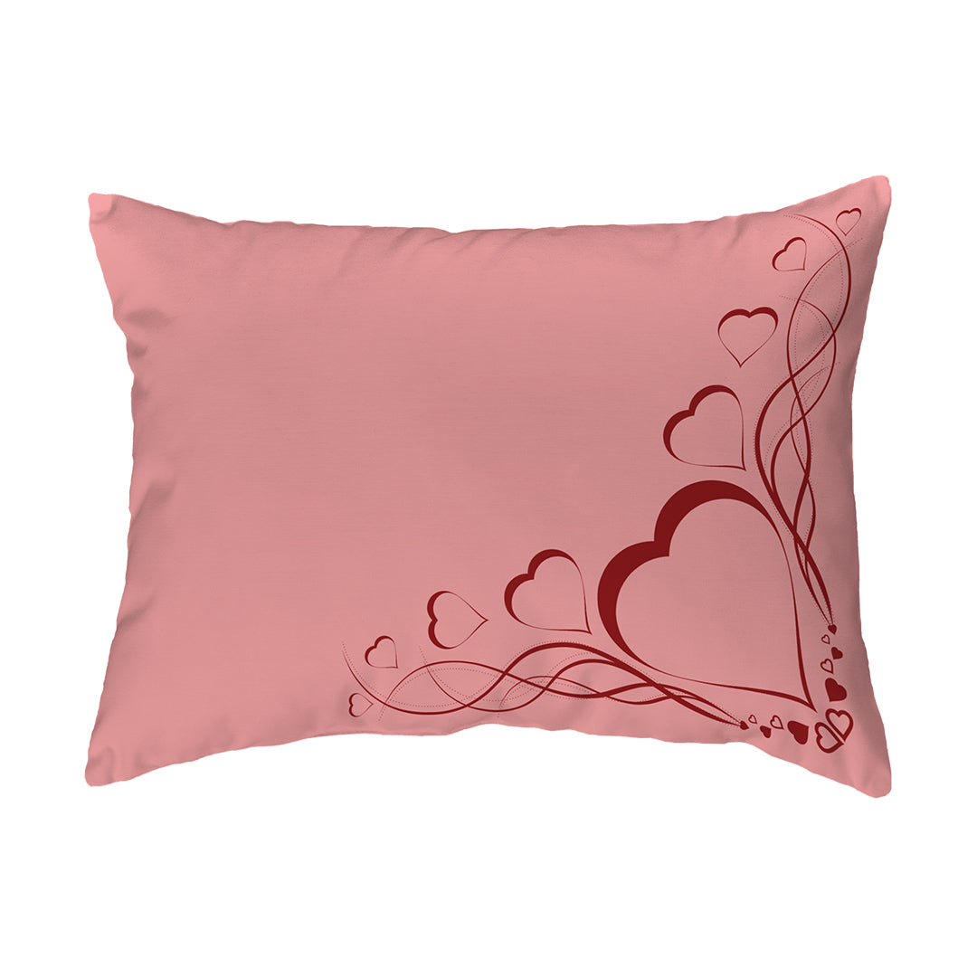 Zippered Pillow Delicate Heart