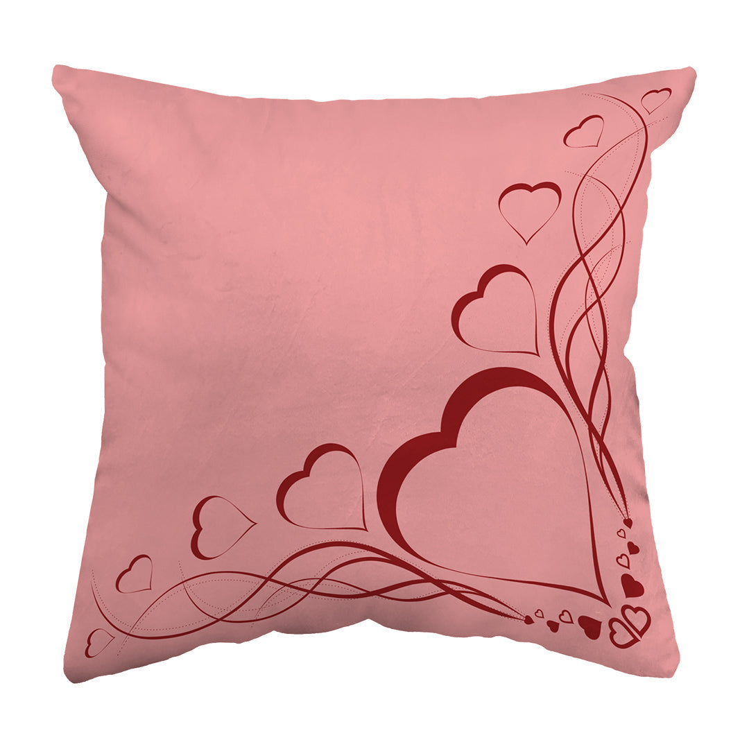 Zippered Pillow Delicate Heart