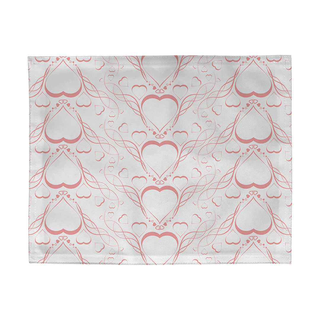 Placemats Delicate Heart Pattern