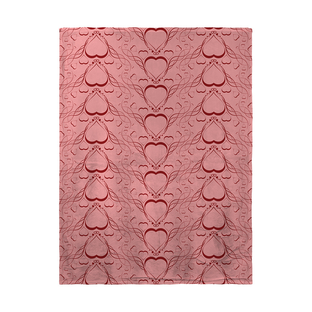 Blankets Delicate Heart Pattern