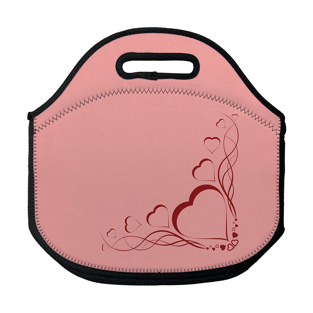 Lunch Bag Delicate Heart Pattern