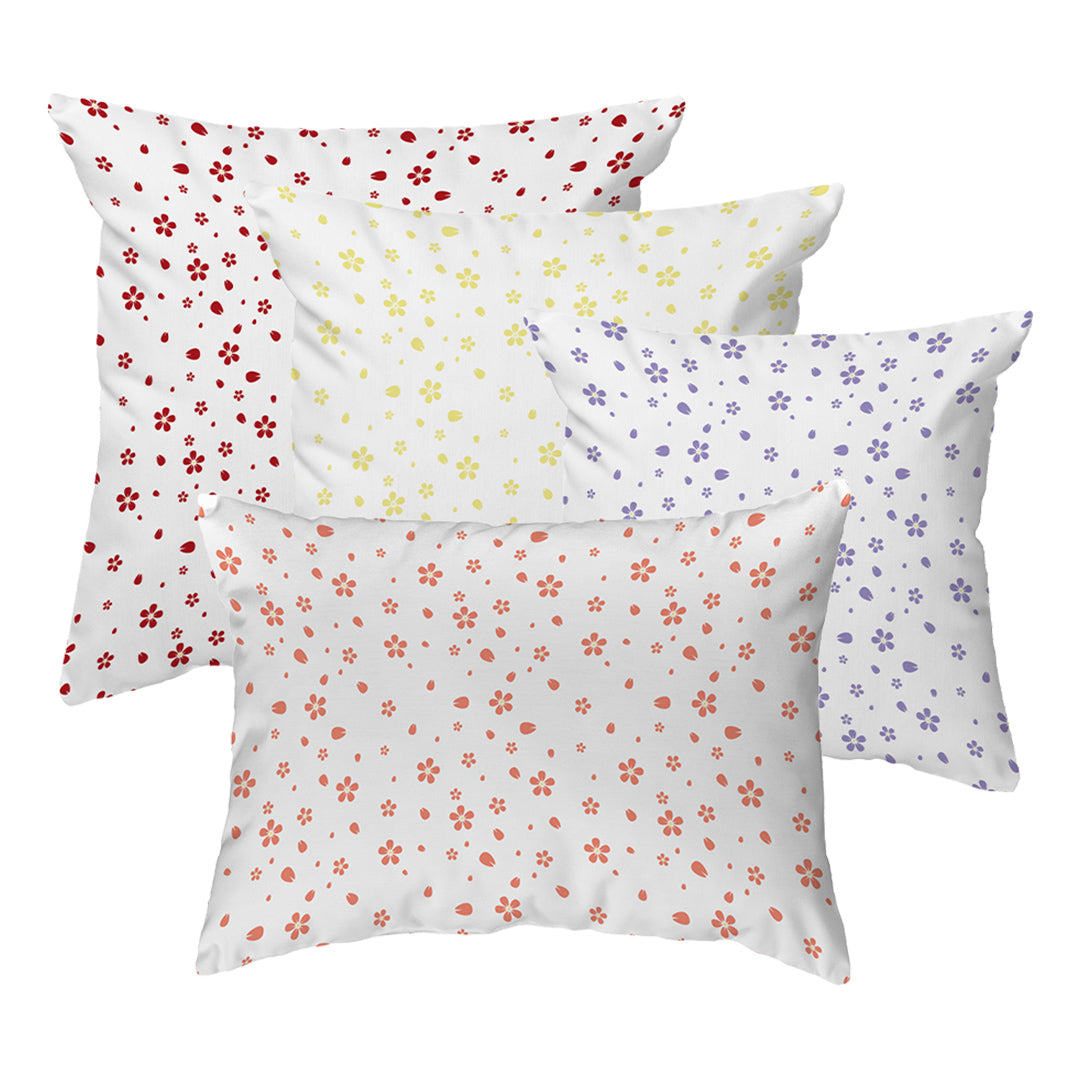 Throw Pillow Flower Shower