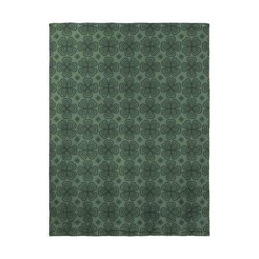 Blankets Four Leaf Clover Pattern