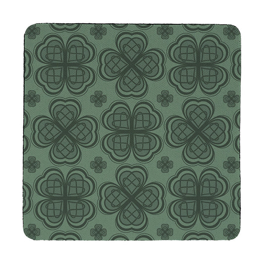 Coaster Four Leaf Clover Pattern