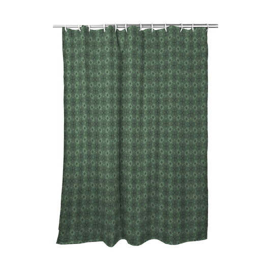 Shower Curtain Four Leaf Clover Pattern