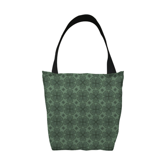 Tote Bags Four Leaf Clover Pattern