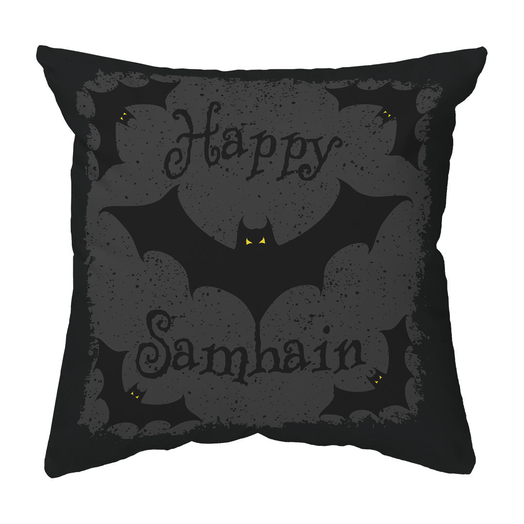 Zippered Pillow Happy Samhain Bats
