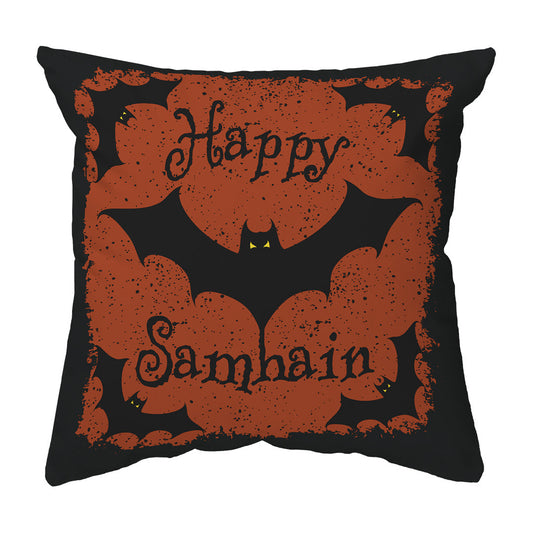 Zippered Pillow Shell Happy Samhain Bats