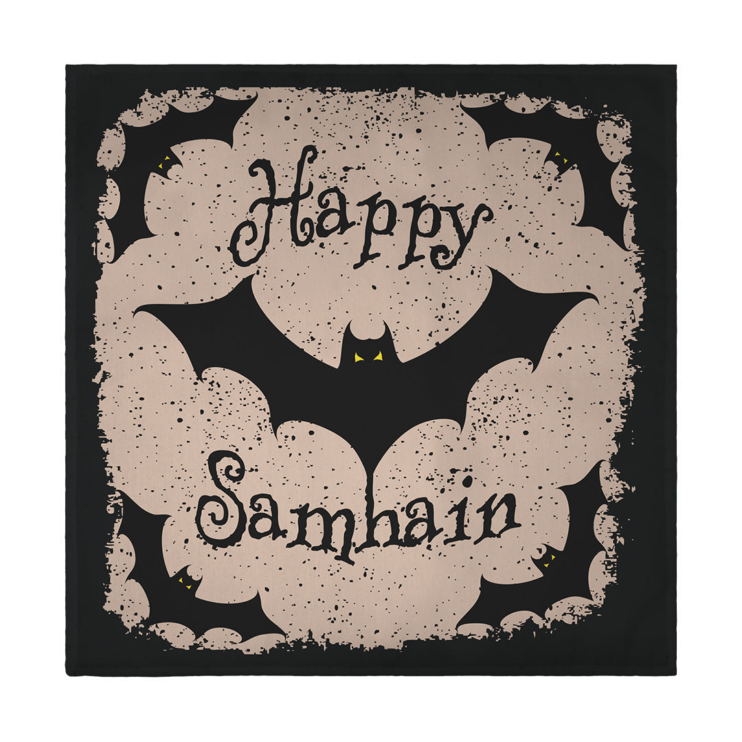 Napkin Happy Samhain Bats