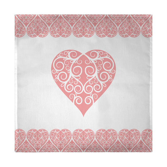 Napkin Intricate Heart Ribbon