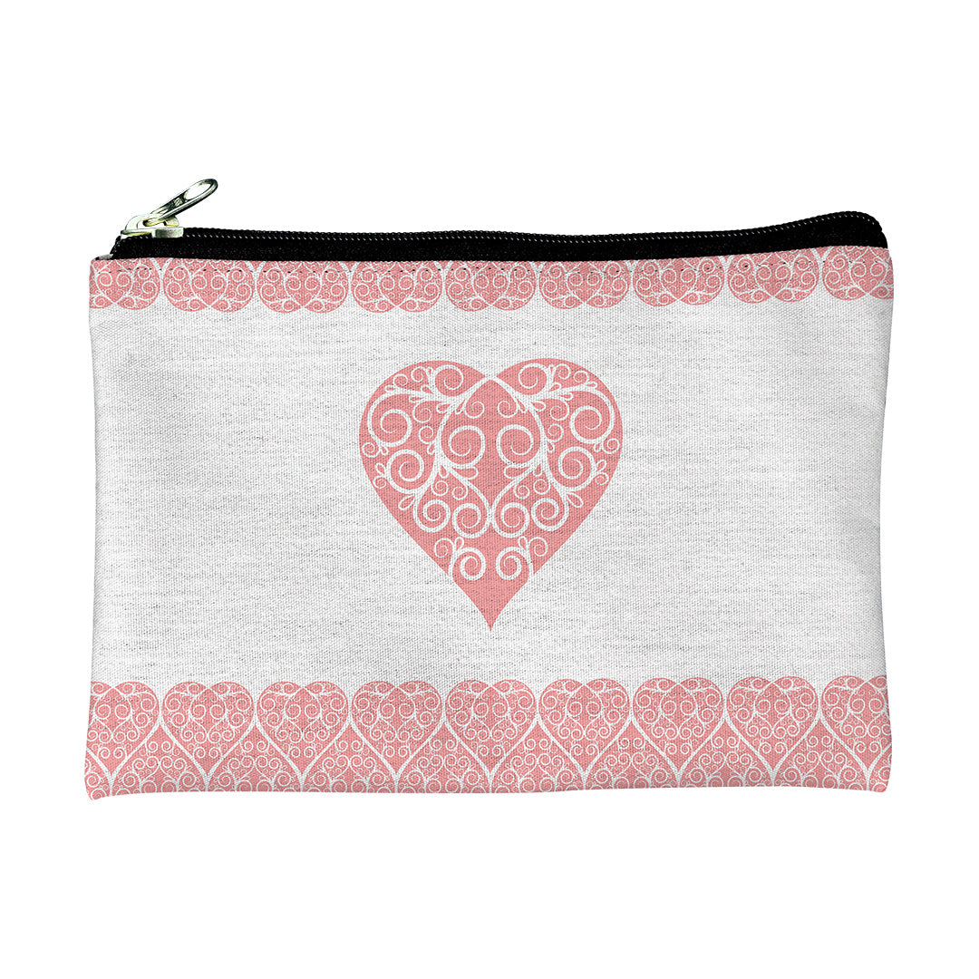 Pouches Intricate Heart Ribbon