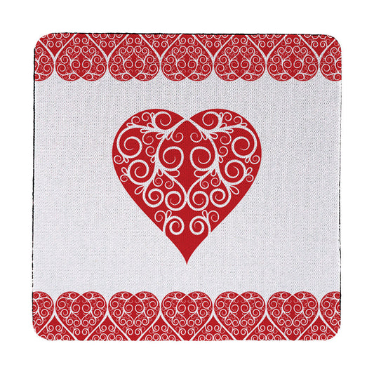 Coaster Intricate Heart Ribbon