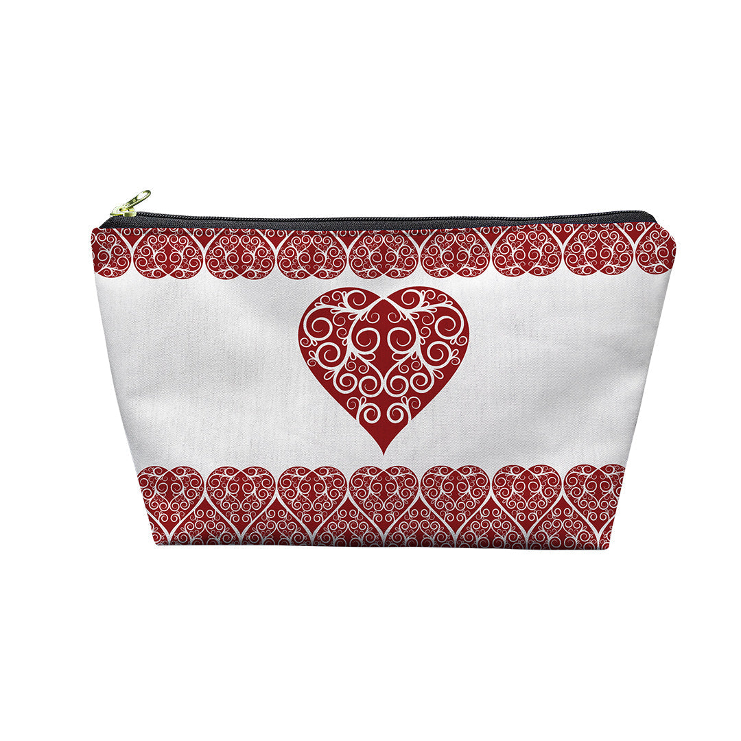 Pouches Intricate Heart Ribbon