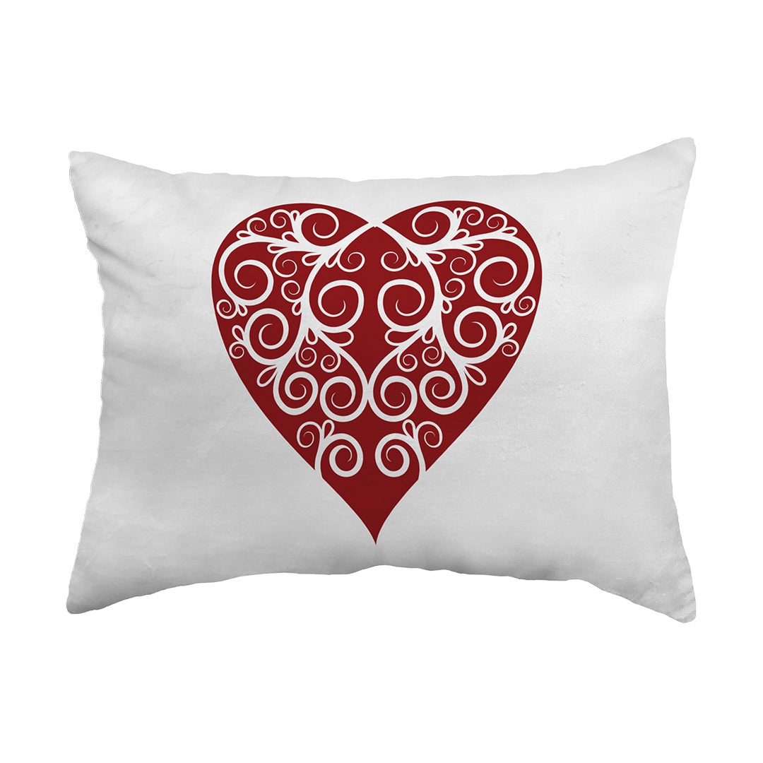 Throw Pillow Intricate Heart