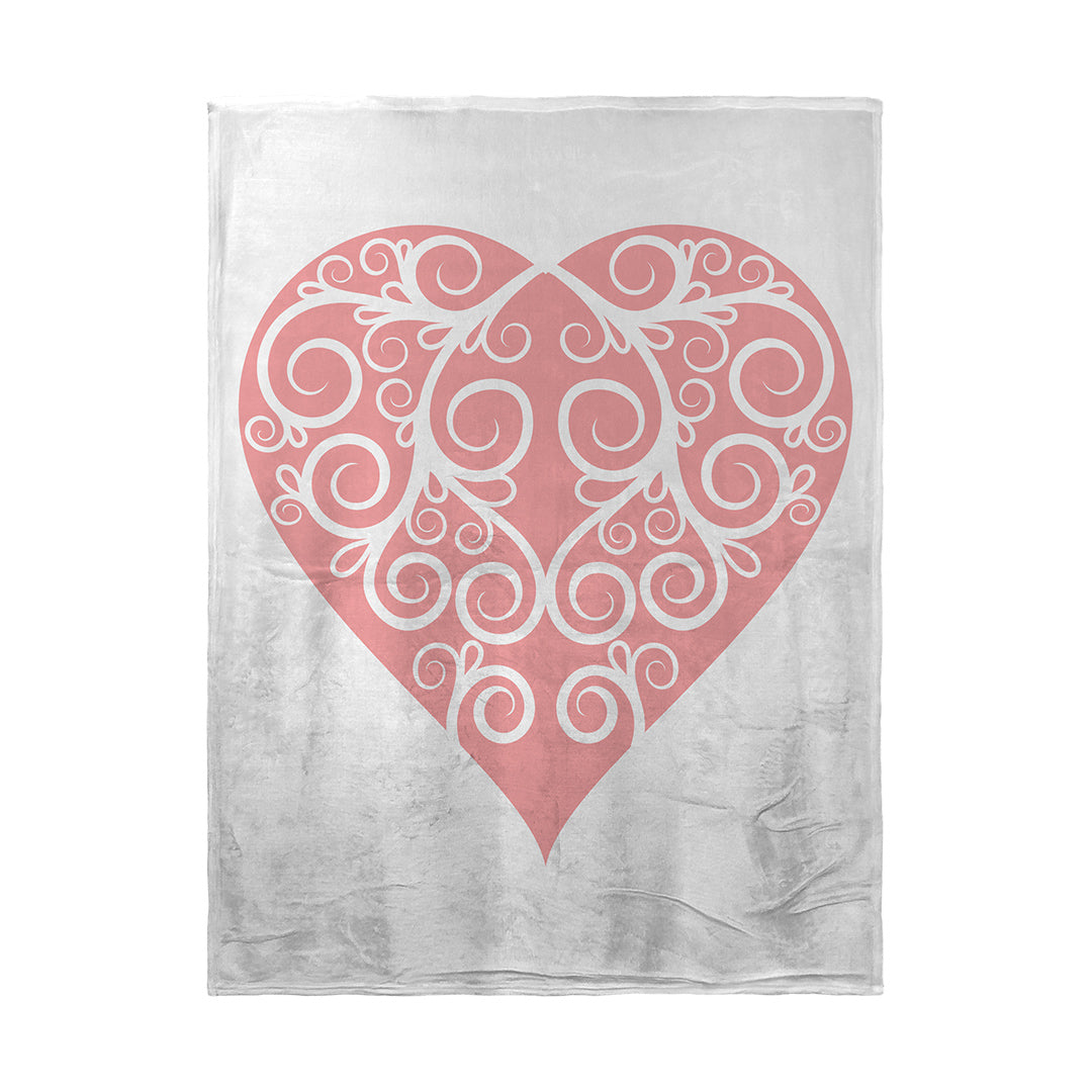 Blankets Intricate Heart