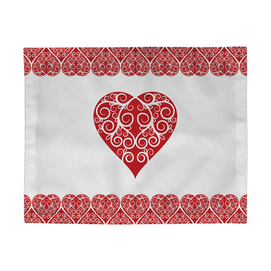 Placemats Intricate Heart Ribbon