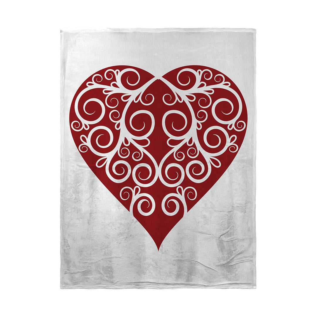 Blankets Intricate Heart