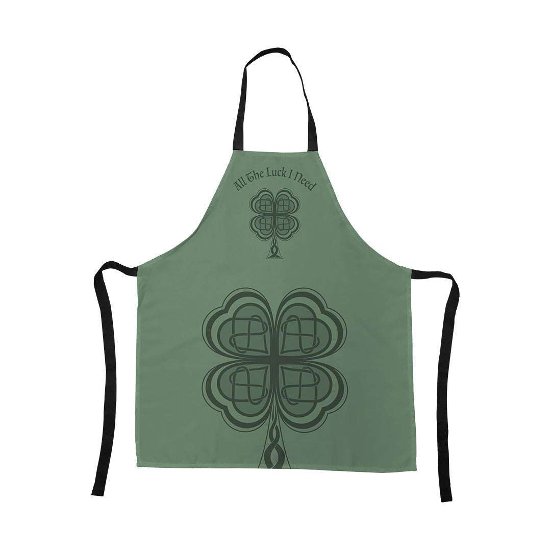 Apron Lucky Four Leaf Clover