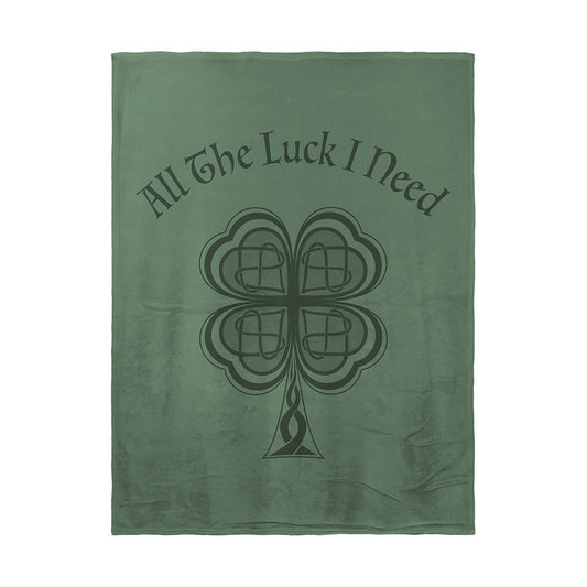 Blankets Lucky Four Leaf Clover