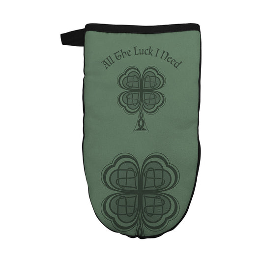 Oven Mitt Lucky Four Leaf Clover