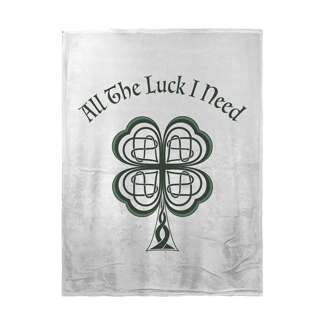 Blankets Lucky Four Leaf Clover