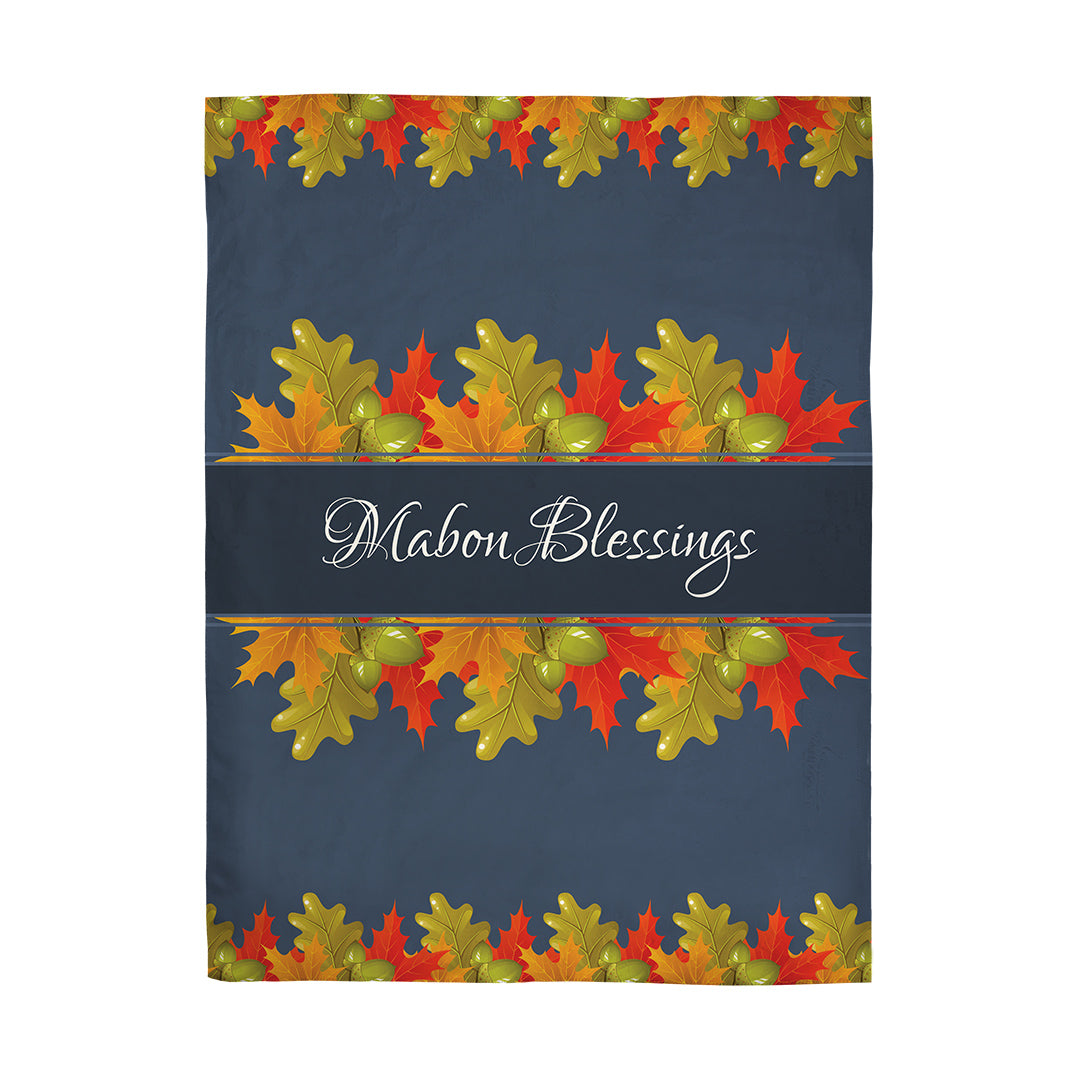 Blankets Mabon Blessings Leaves