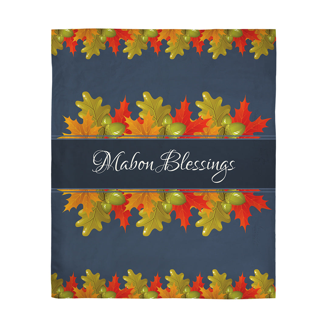 Blankets Mabon Blessings Leaves