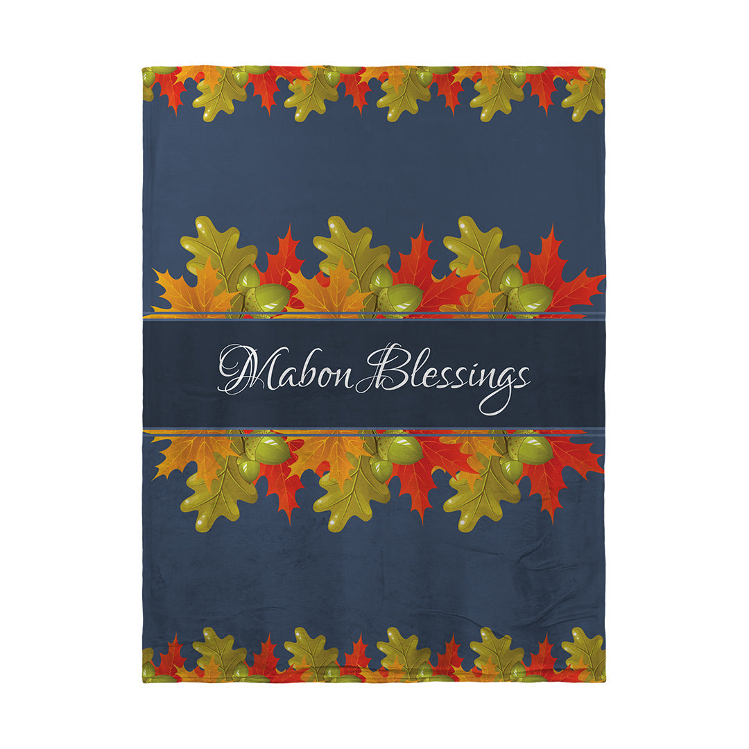 Blankets Mabon Blessings Leaves