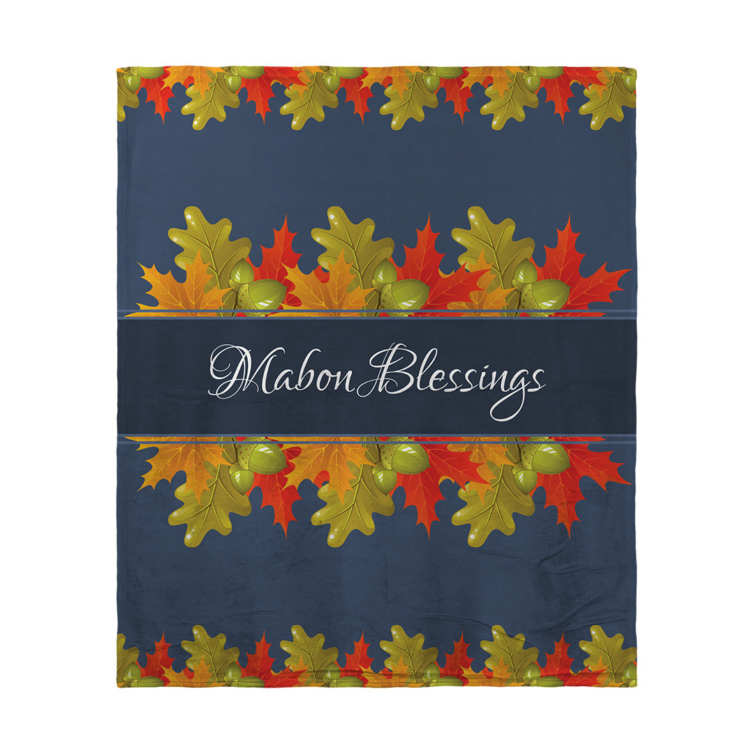 Blankets Mabon Blessings Leaves