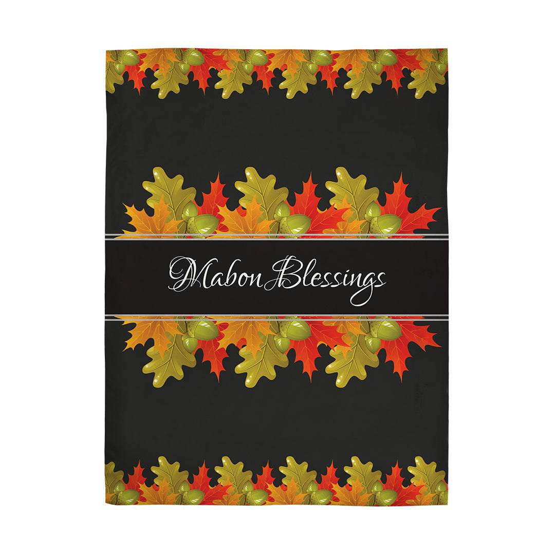 Blankets Mabon Blessings Leaves