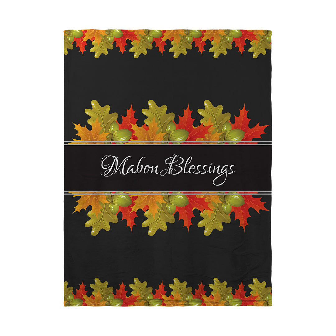 Blankets Mabon Blessings Leaves