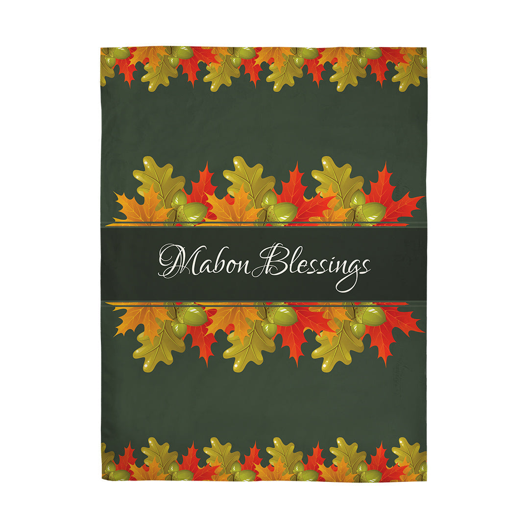 Blankets Mabon Blessings Leaves