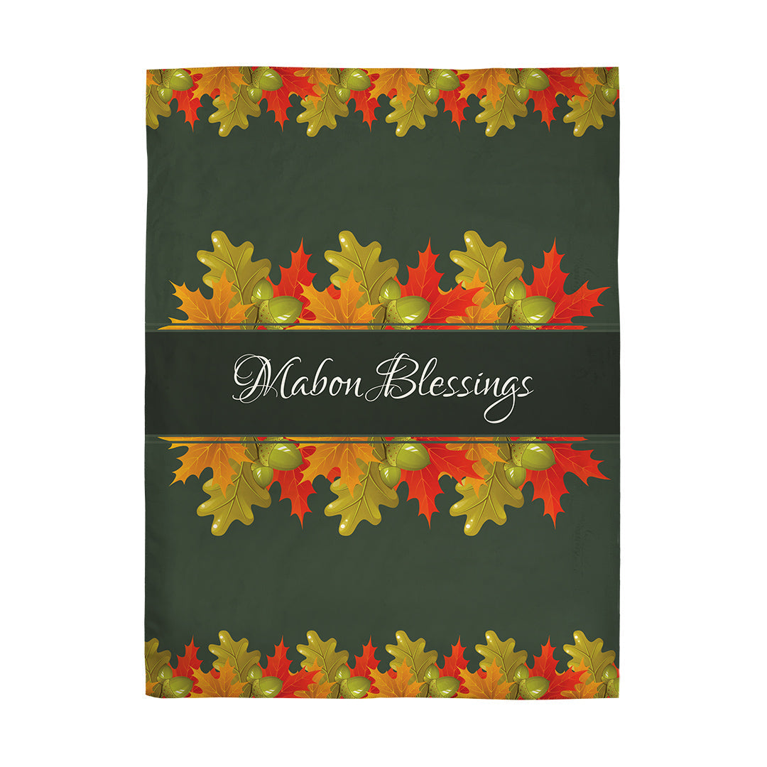 Blankets Mabon Blessings Leaves