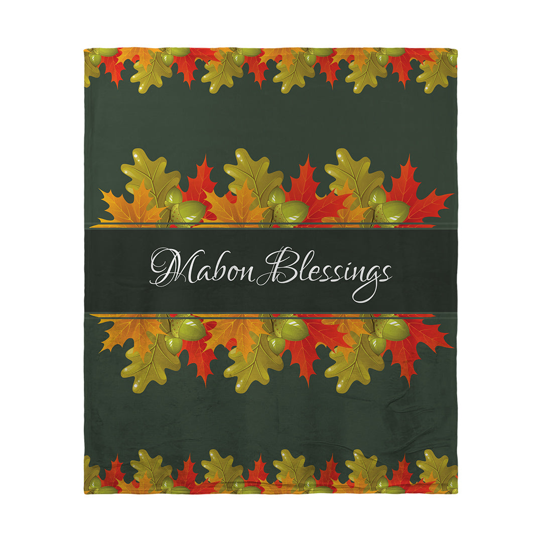 Blankets Mabon Blessings Leaves