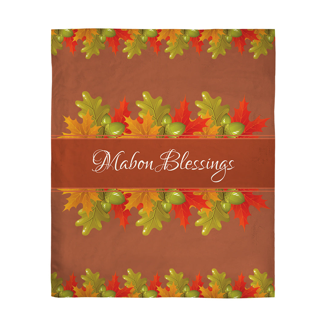 Blankets Mabon Blessings Leaves