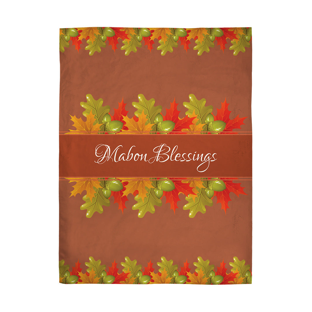 Blankets Mabon Blessings Leaves