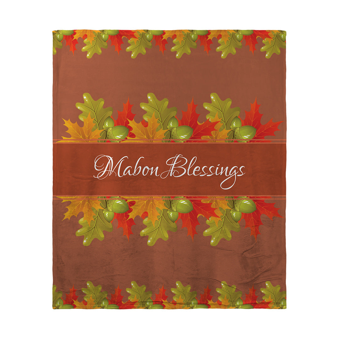 Blankets Mabon Blessings Leaves